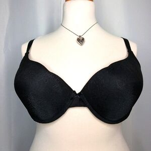 Black Full Figure Push Up Bra